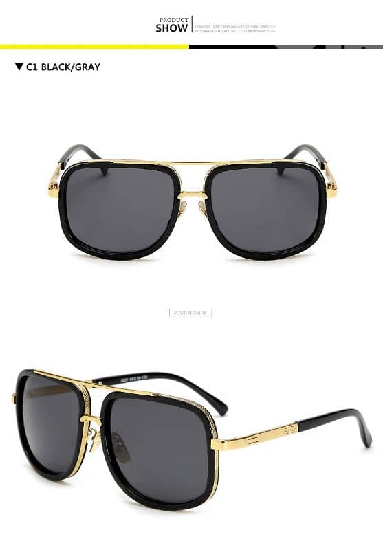 Gold Aviator luxury sunglasses 2