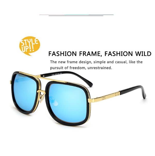 Gold Aviator luxury sunglasses 3