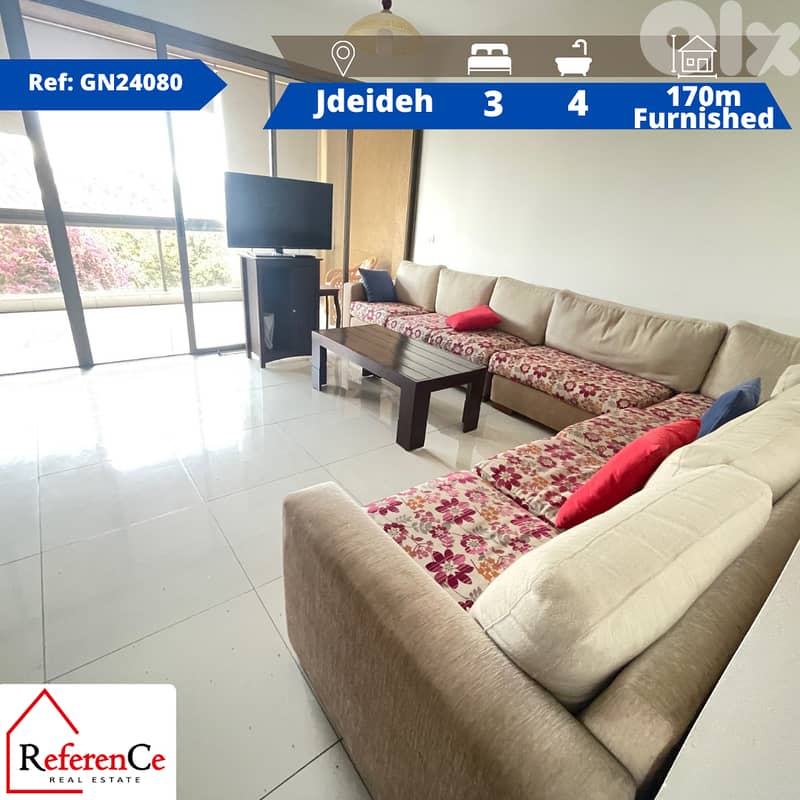 Furnished apartment in Jdaide شقة مفروشة في جديدة 0