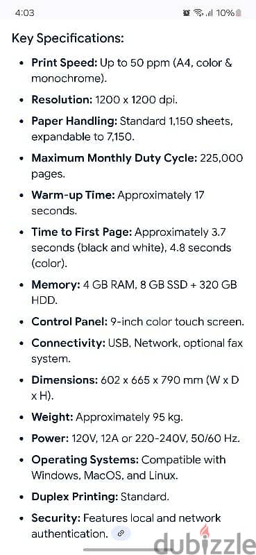 Kyocera 3554ci taskalfa 1