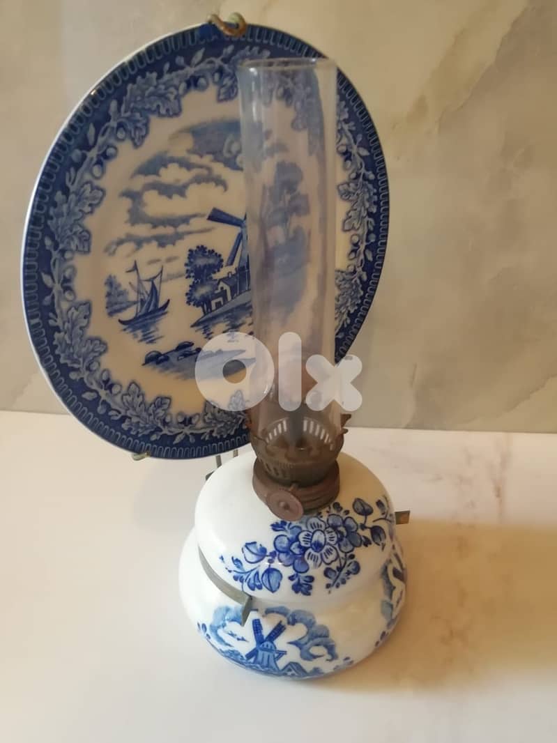 Vintage oil lamp 25cm 3