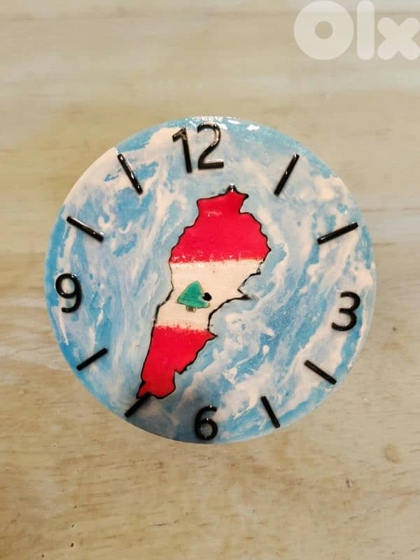 customized Lebanon Resin Clocks 0