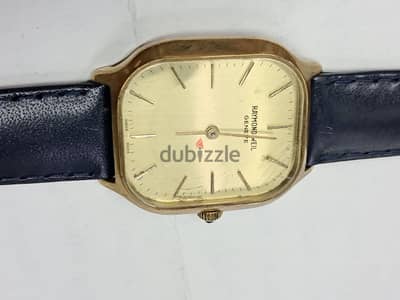 Raymond weil 18k electroplated swiss 03 032462