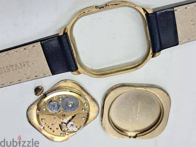 Raymond weil 18k electroplated swiss 03 032462 2
