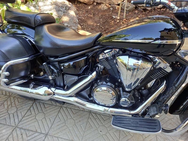 yamaha V star midnight 1300cc full factory accessories 10