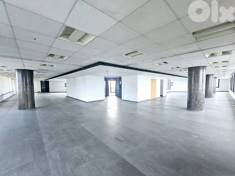 AH-HKL-380 Spacious Office 520 m2 for Rent 24/7 Electricity & Security 0