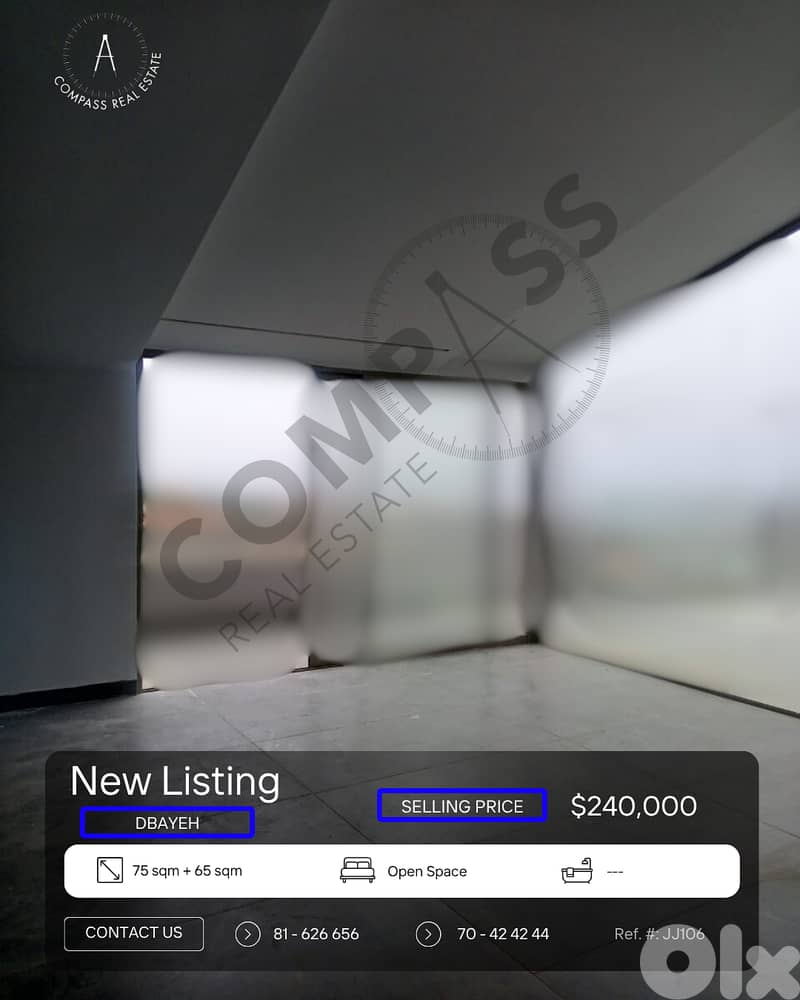 Rooftop Apartment for Sale in Dbayeh. شقة على السطح للبيع في ضبية 0