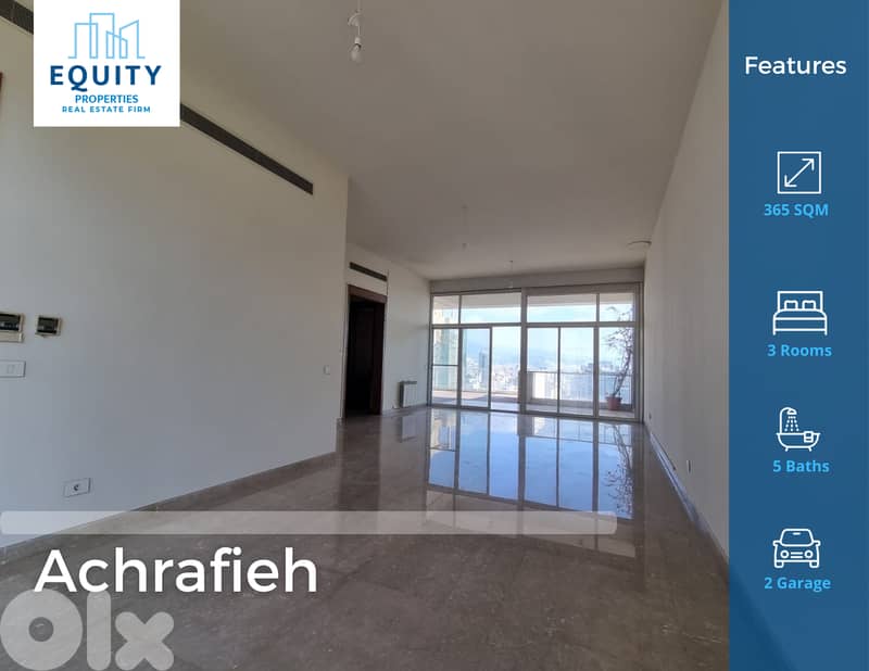 365 SQM Apartment With 204 Terrace For Sale In Achrafieh #JZ175924 0
