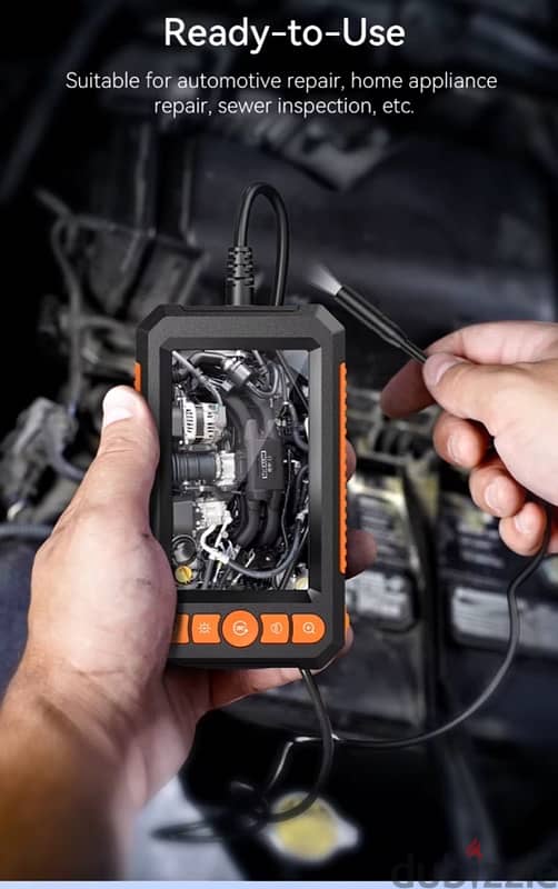 Endoscope with screen rechargeable with accessorie 0