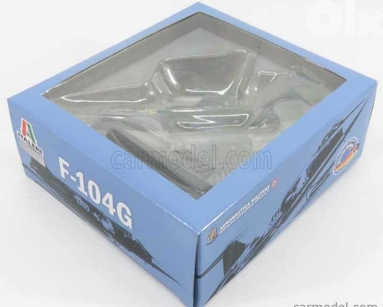 Lockheed F104G (For Italian Airforce) diecast plane model 1/100 2