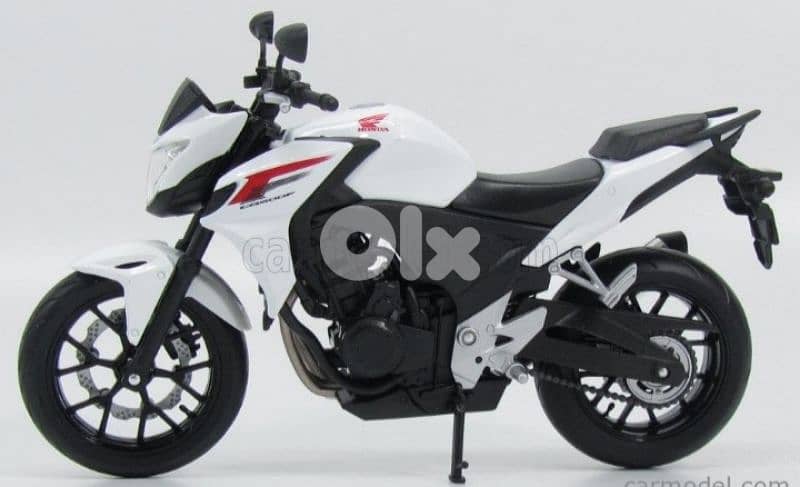 Honda CB500F diecast motorcycle model 1:10 1