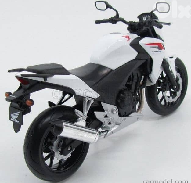 Honda CB500F diecast motorcycle model 1:10 2
