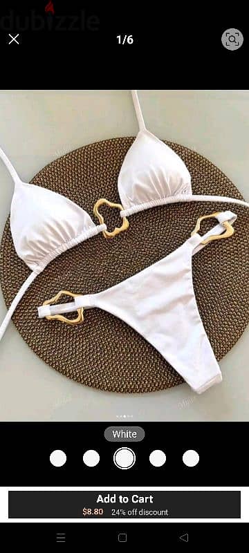 white bikini