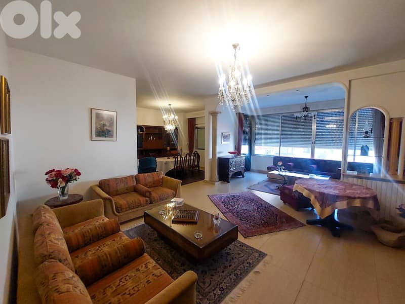 180 SQM Furnished Apartment in Naccache, Metn + Terrace 0
