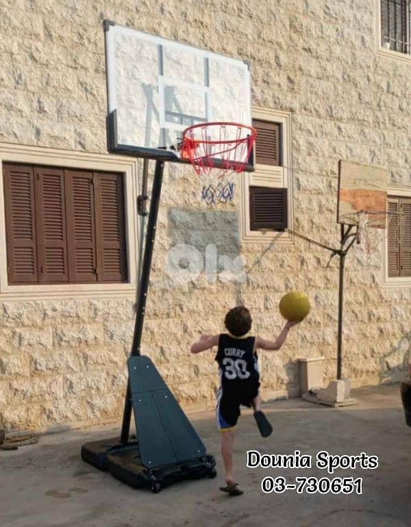 only 280$ movable basketball hoop (swimming pool mode) 0
