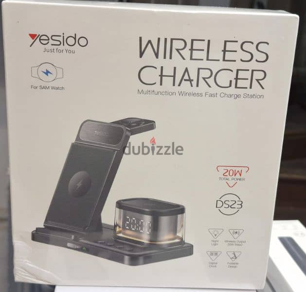 YESIDO WIRELESS CHARGER MULTIFUNCTION SAMSUMG WATCH 1