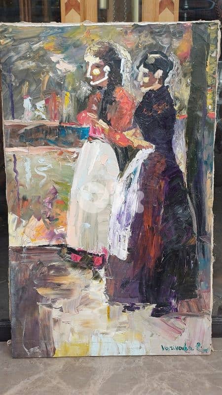 لوحة رسم زيتي روسيّة 0