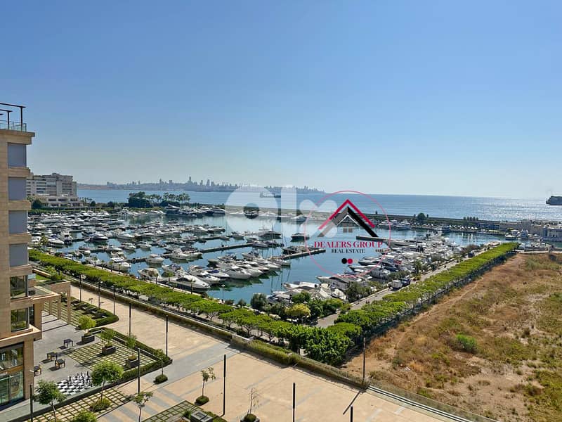 Waterfront City Dbayeh ! Direct Marina View Apartment for sale 0