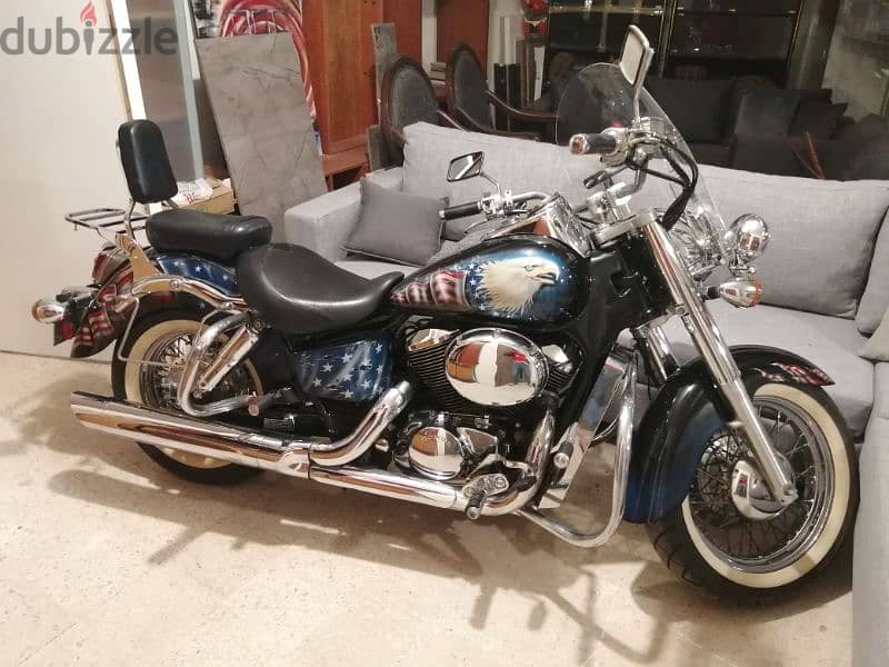 shadow 750cc mod 2002 like new 3