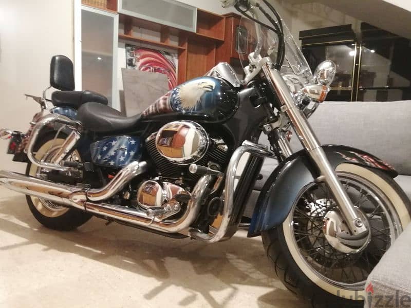 shadow 750cc mod 2002 like new 5