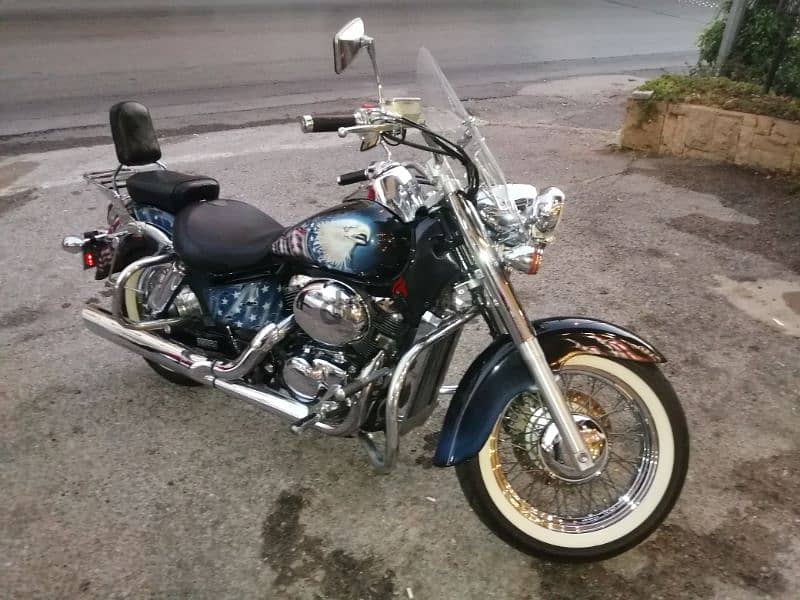 shadow 750cc mod 2002 like new 8