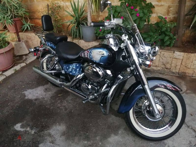 shadow 750cc mod 2002 like new 10