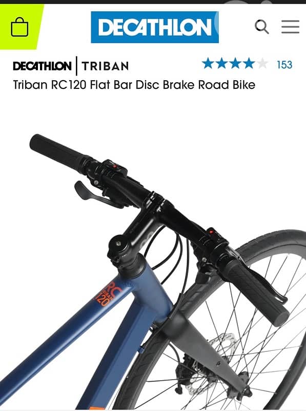 triban road bike  size large 1