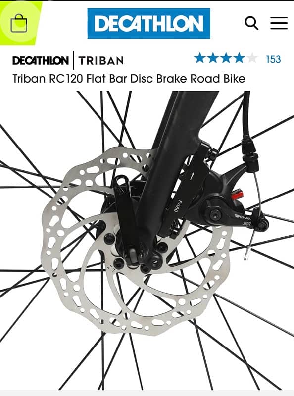 triban road bike  size large 2