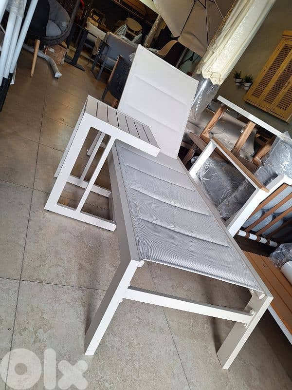 Aluminum chaise longue 0