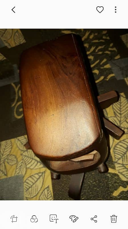 A beautiful vintage masterpiece of tricycle car handmade of wood 15