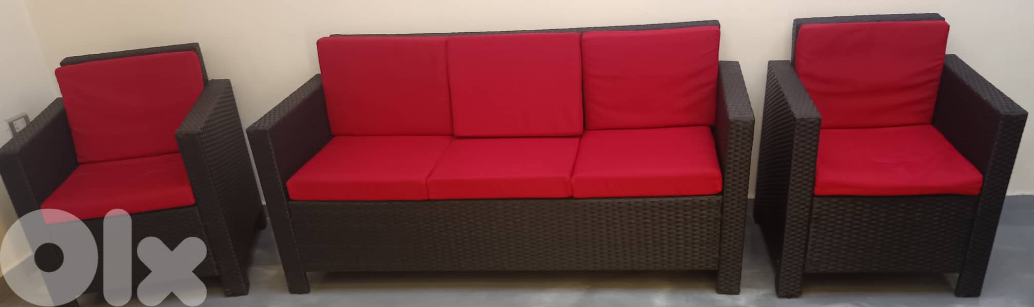 Resin outdoor sofa set 0