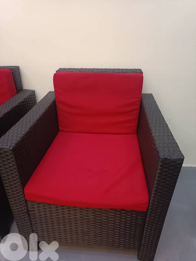 Resin outdoor sofa set 3