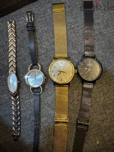 watches package : esprit , oliver ross, timex ,charlotte raffailli