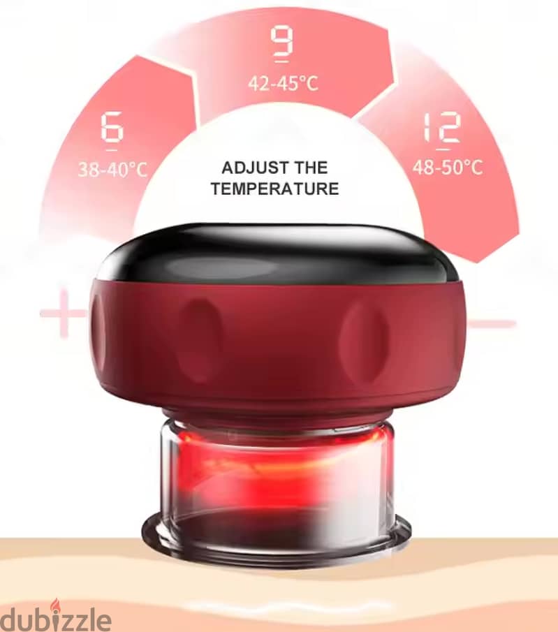 Smart Cupping Therapy Device – With Red Light & Heating 1