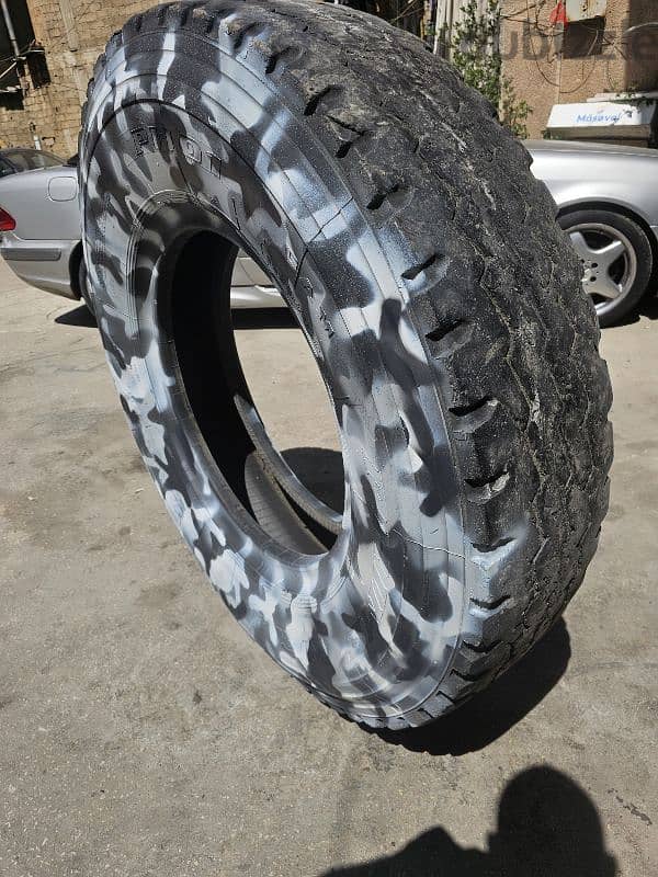 Camouflage Truck Tire – For Flips, Hammer Strikes & MMA Training 0