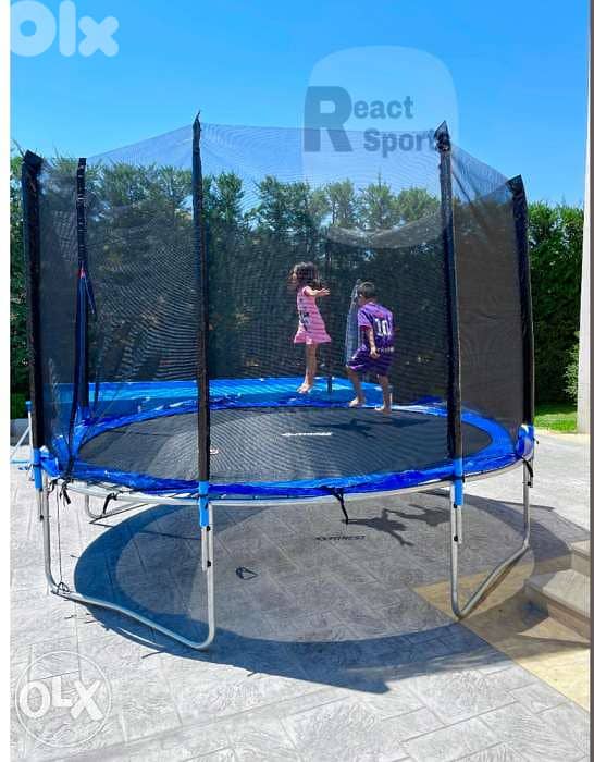trampoline 12 feet with safety 0