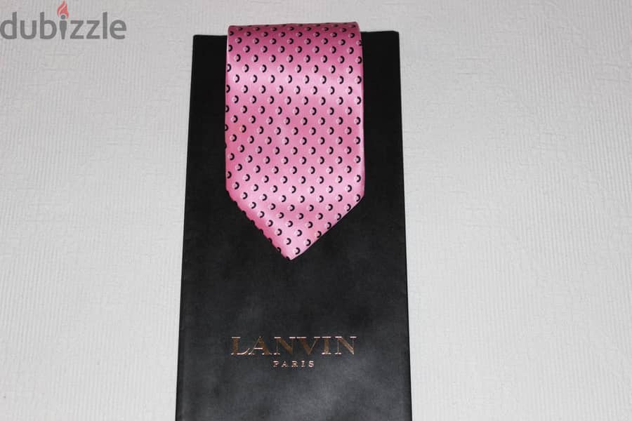 Lanvin Brand new Silk ties 2