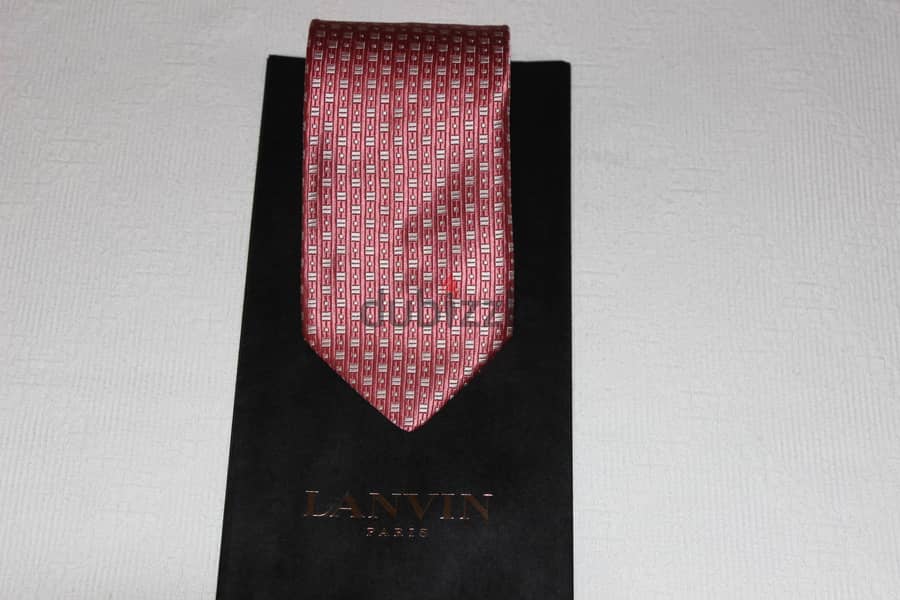 Lanvin Brand new Silk ties 7