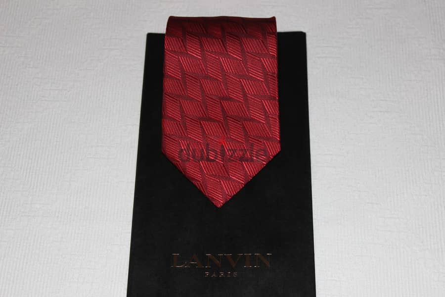 Lanvin Brand new Silk ties 8