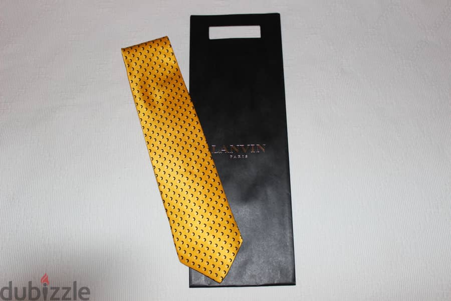 Lanvin Brand new Silk ties 11