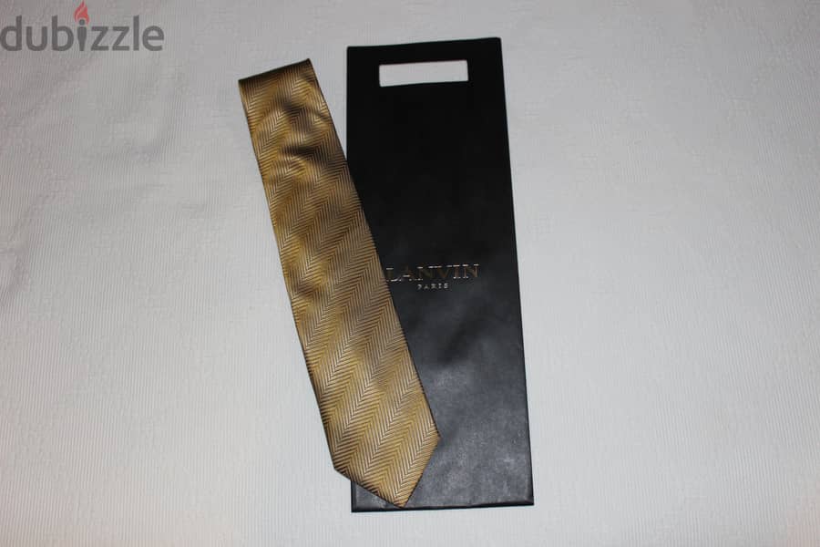 Lanvin Brand new Silk ties 13
