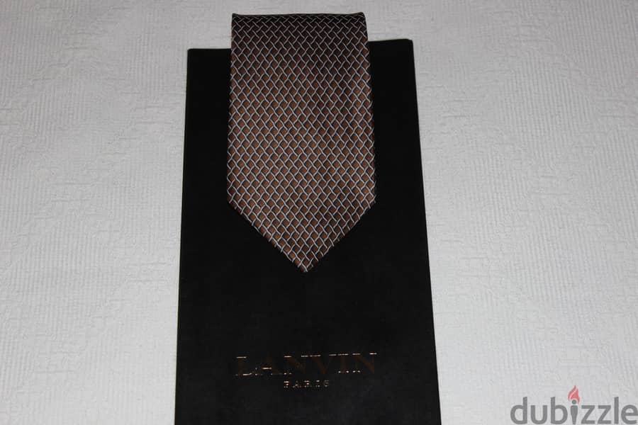 Lanvin Brand new Silk ties 15