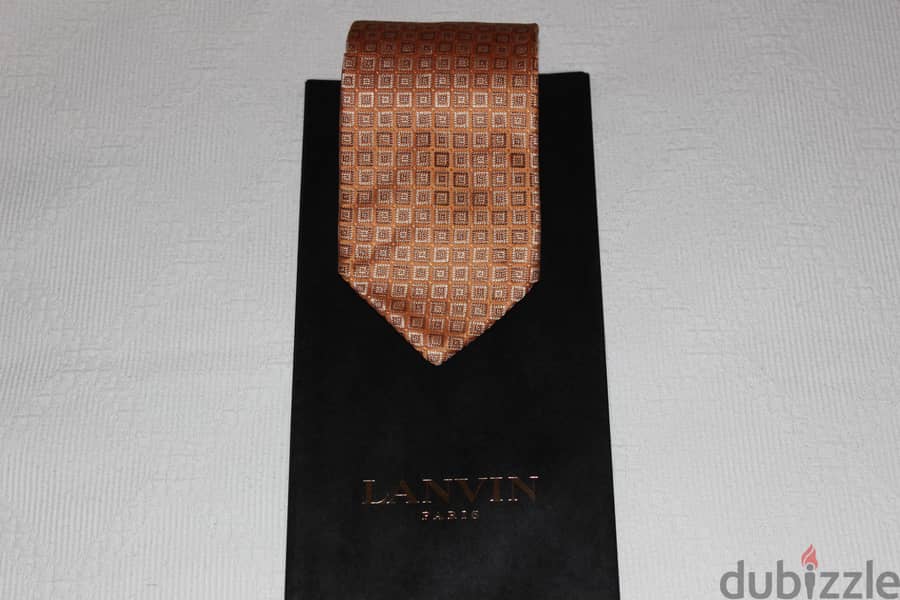 Lanvin Brand new Silk ties 16