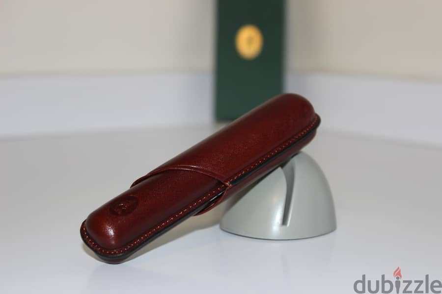 LECERF Leather cigar pouch (1 cigar holder) 15