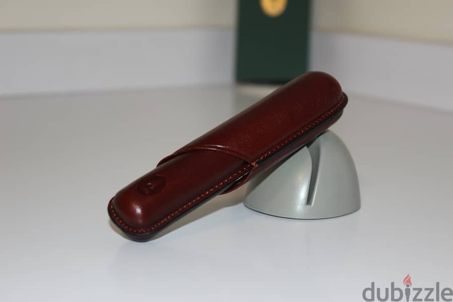 LECERF Leather cigar pouch (1 cigar holder) 16