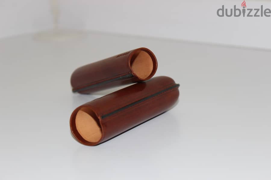 LECERF Leather cigar pouch (1 cigar holder) 18