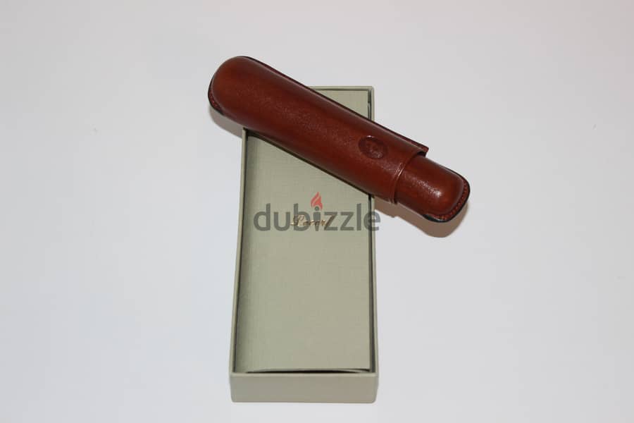 LECERF Leather cigar pouch (1 cigar holder) 19