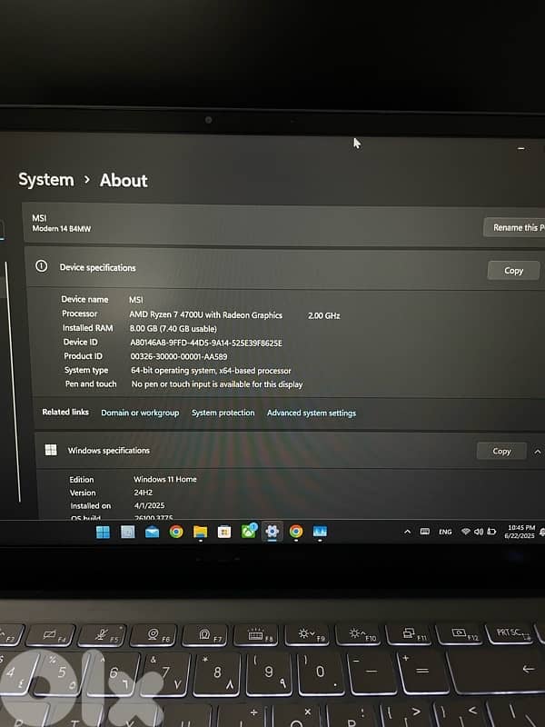 MSI Modern 14 0