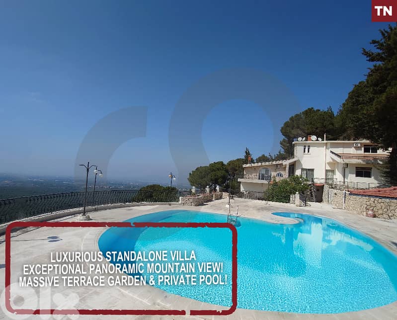 Mountain Luxurious Villa- Massive Garden–Pool -Raskifa REF#TN122833 0