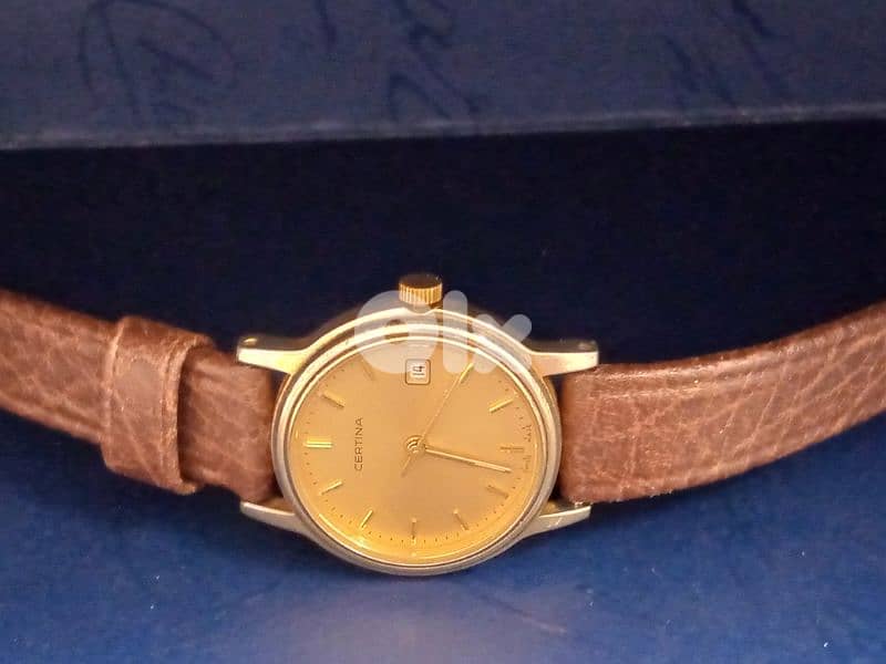 Rare Certina vintage women watch fillted Gold  Swiss movement like new 2